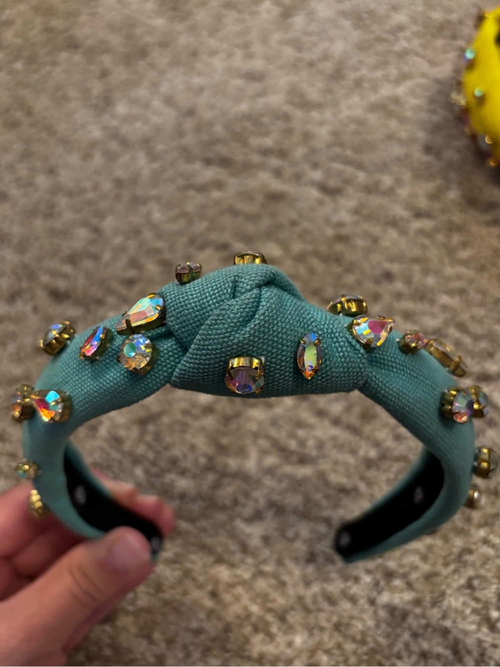 Lele Sadoughi Crystal Embellished Headband.